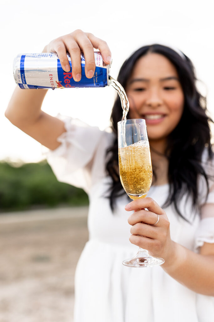 Unique A&M Senior Session with red bull