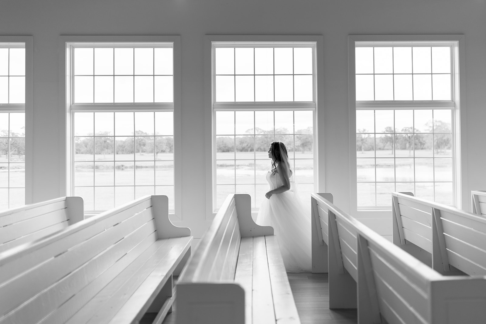 bride at camp hosea chapel