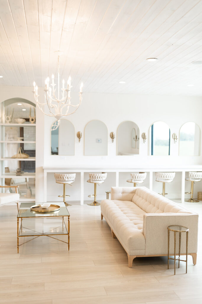 Stylish bridal suite