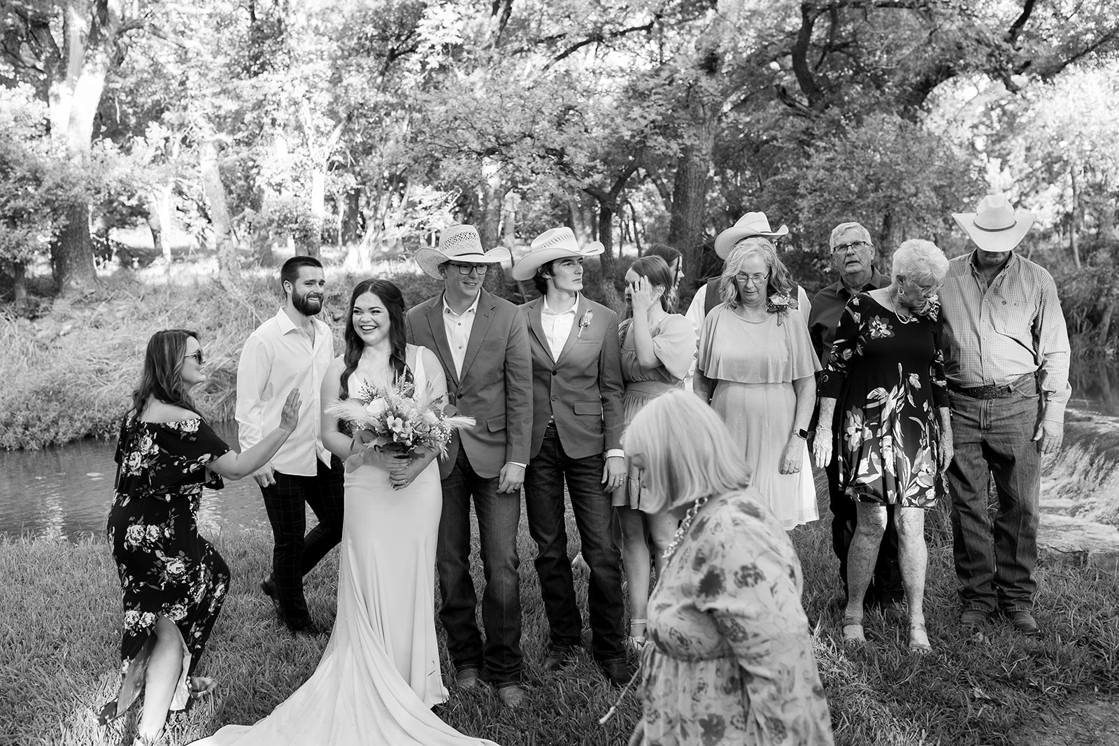 west texas private estate wedding portrait