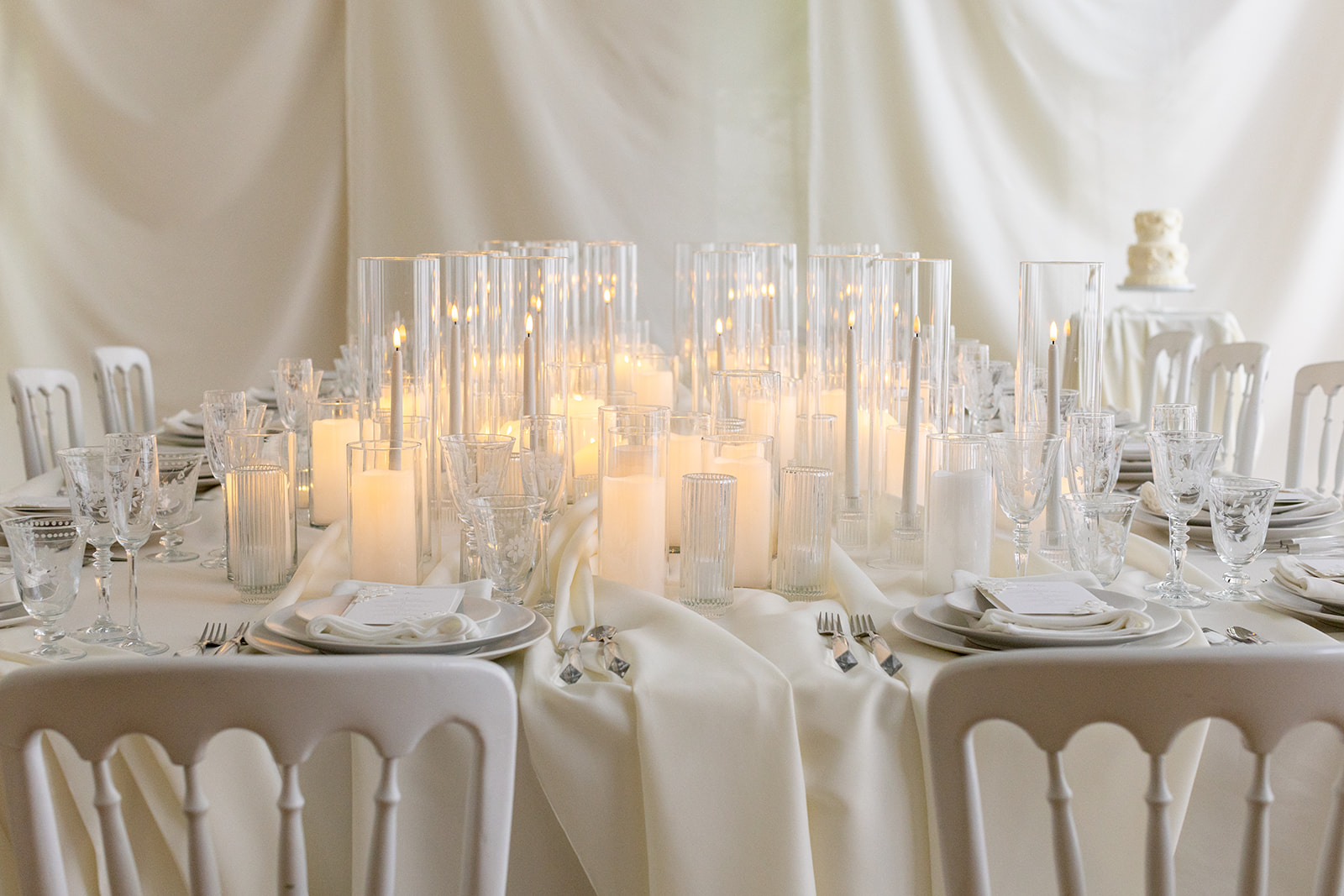 Nasher Sculpture Wedding Reception Table Setting